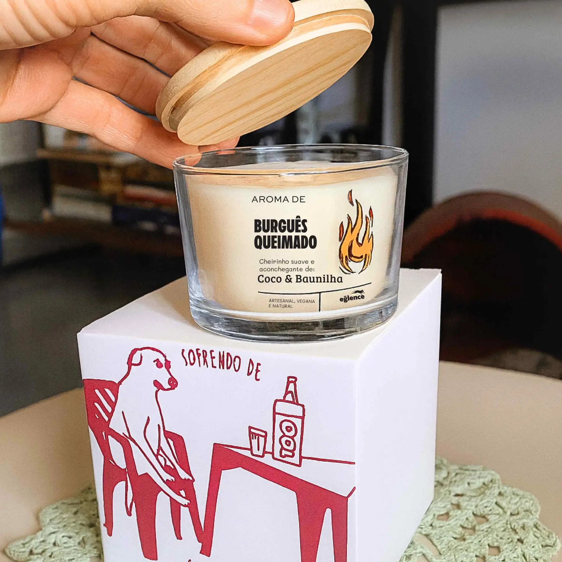 Vela aroma de Burguês Queimado