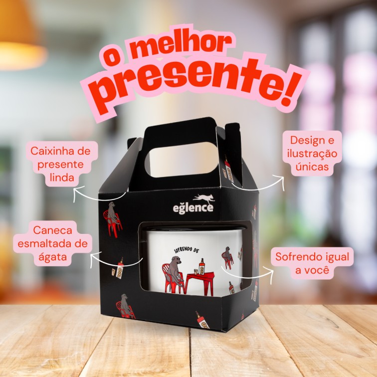 Caixa de presente para caneca