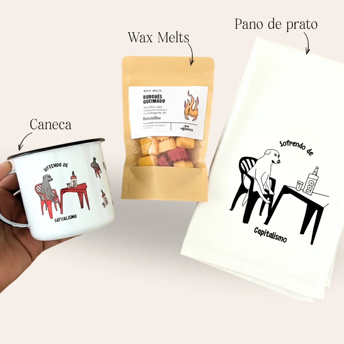 Kit Sofrendo na cozinha