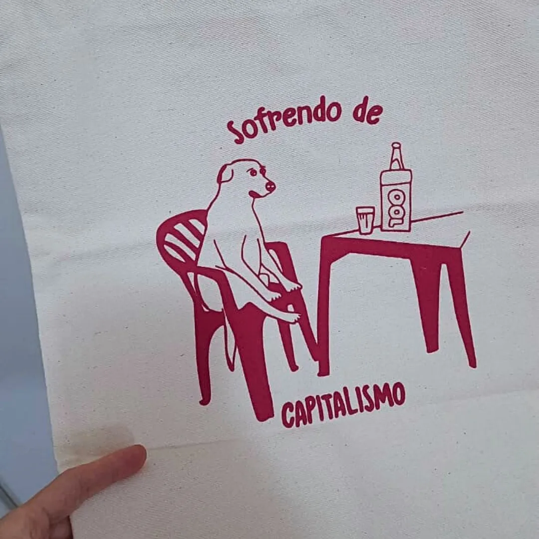 Ecobag Sofrendo de capitalismo - Imagem 7