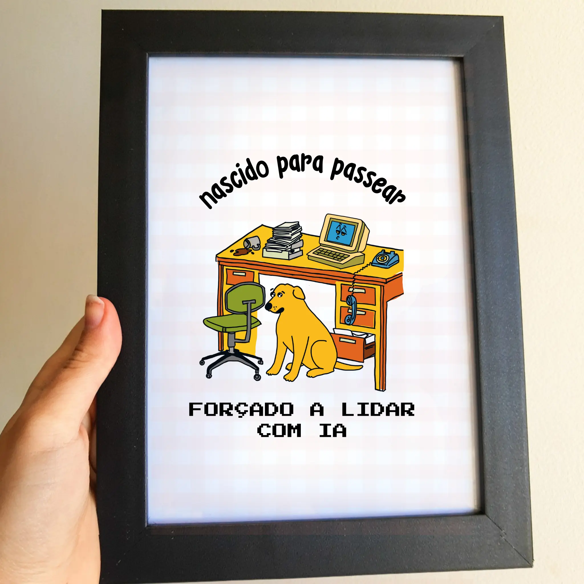 Quadro Lidar com IA - acetato - Imagem 2