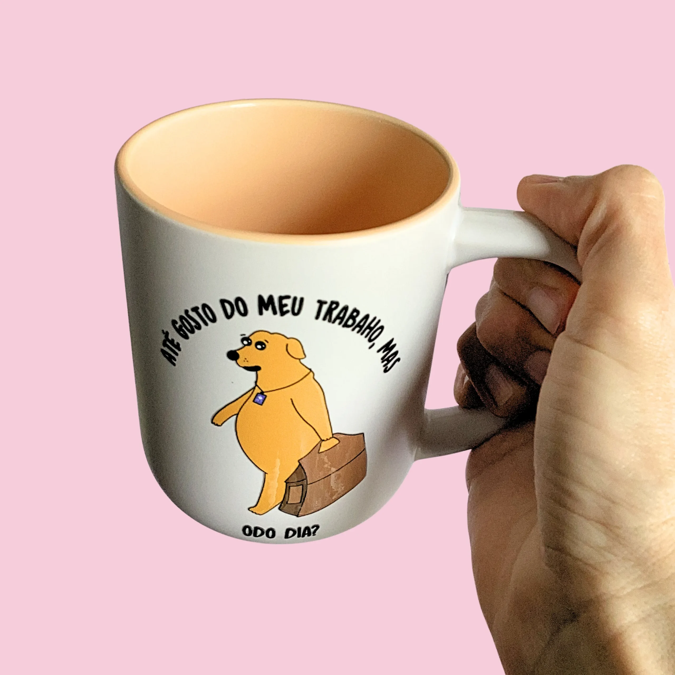 Caneca Trabalhar todo dia - Imagem 4