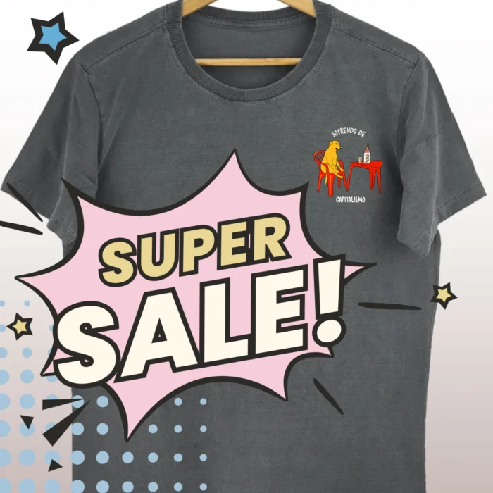 Camiseta Estonada Sofrendo de Capitalismo - últimas peças  SLIM