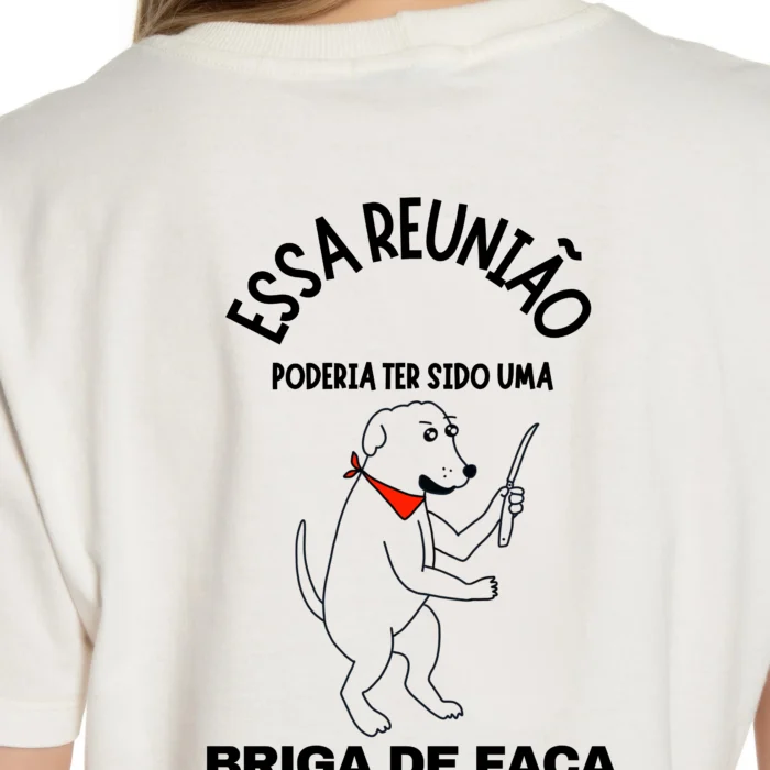 CAMISETA BRIGA DE FACA - PRÉ-VENDA