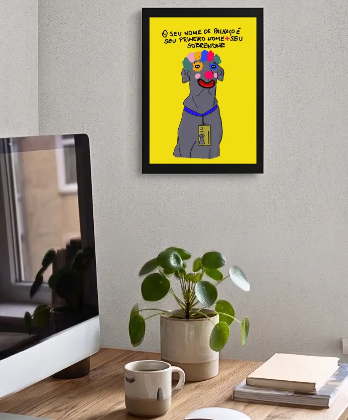 Quadro Seu nome de palhaço - Imagem 2
