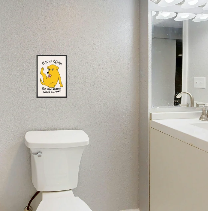 Quadro Banho rápido