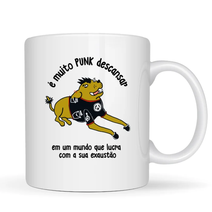 Caneca Cerâmica Muito Punk