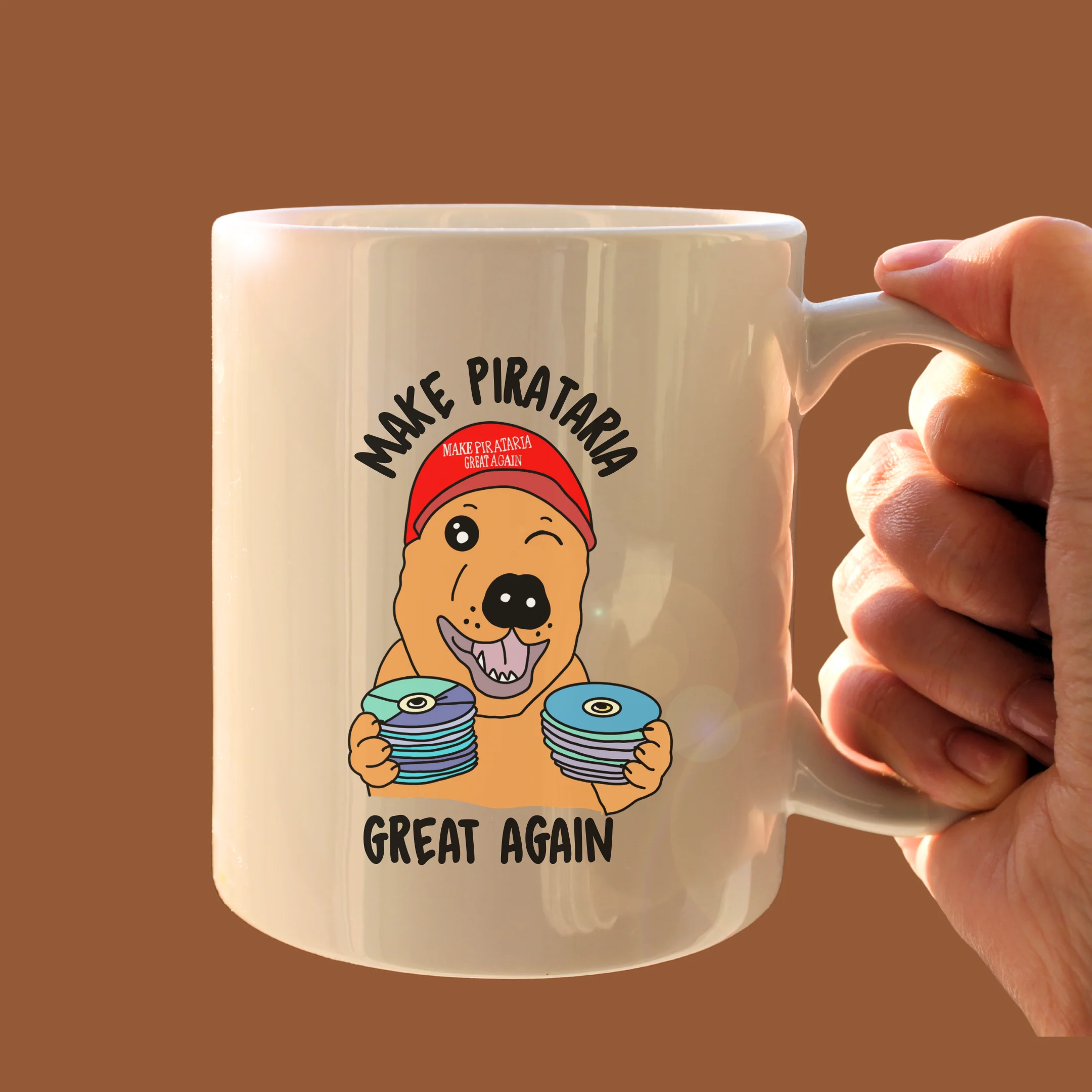 Caneca Make pirataria great again