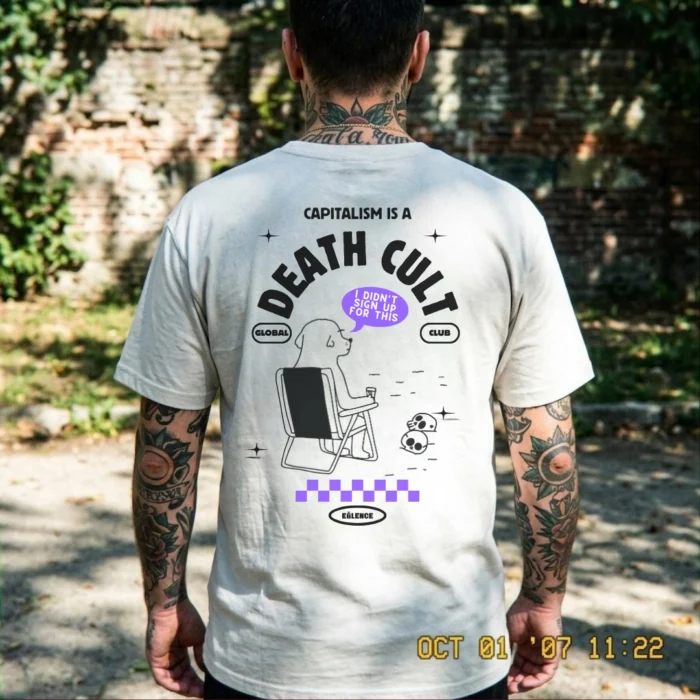 Camiseta Oversized Death Cult